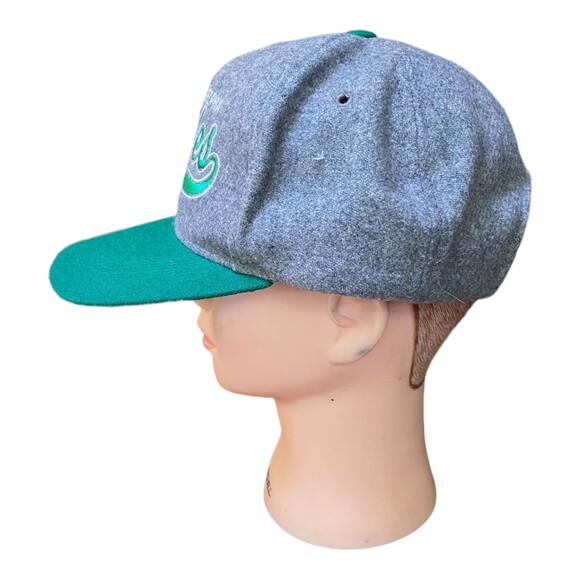 Vtg 90s Starter Script Melton NFL Philadelphia Eagles Wool Snapback Hat Cap READ - Picture 2 of 10